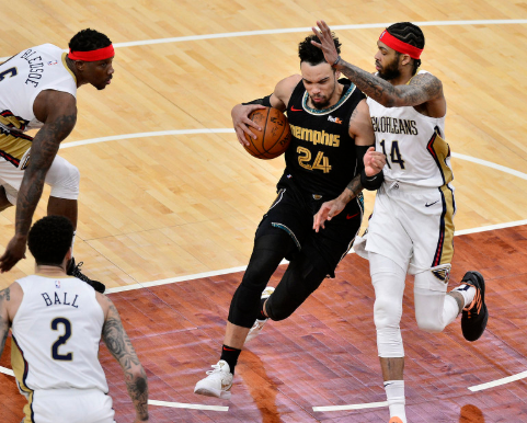 锡安31+7+6英格拉姆22分 鹈鹕144-113擒灰熊止3连败 锡安31+7+6英格拉姆22分 鹈鹕144-113擒灰熊止3连败