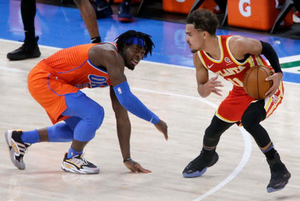 特雷-杨17+8亚历山大24分 雷霆6人上双118-109击败老鹰 特雷-杨17+8亚历山大24分 雷霆6人上双118-109击败老鹰