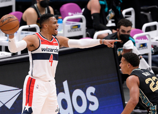 比尔23分威少23+15+6 莫兰特35+10 灰熊125-111战胜奇才 比尔23分威少23+15+6 莫兰特35+10 灰熊125-111战胜奇才