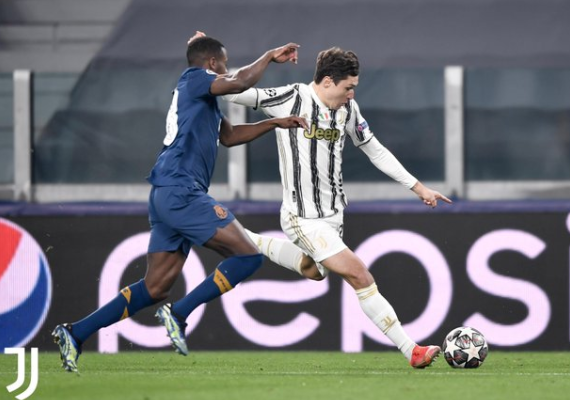 欧冠-尤文两回合4-4踢平波尔图 客场进球劣势遭淘汰 欧冠-尤文两回合4-4踢平波尔图 客场进球劣势遭淘汰