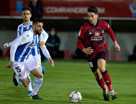 西乙-西班牙人2-2战平赫塔费 武磊第84分钟替补登场 西乙-西班牙人2-2战平赫塔费 武磊第84分钟替补登场