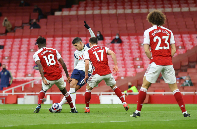 英超-拉梅拉插花脚+染红 厄德高拉卡破门 阿森纳2-1逆转热刺 英超-拉梅拉插花脚+染红 厄德高拉卡破门 阿森纳2-1逆转热刺