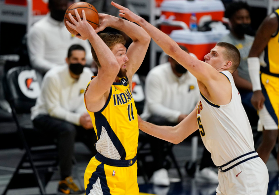 约基奇砍32+14小萨准三双 掘金5人上双121-106战胜步行者 约基奇砍32+14小萨准三双 掘金5人上双121-106战胜步行者