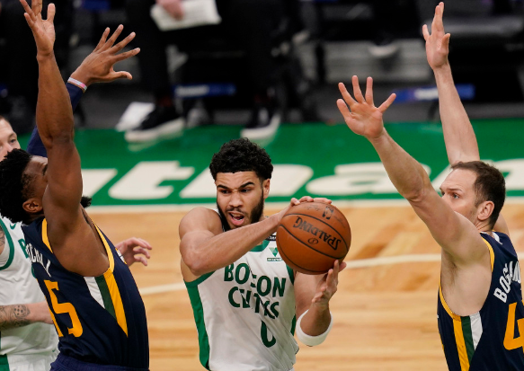 塔图姆空砍29分米切尔关键3分 爵士117-109击败凯尔特人 塔图姆空砍29分米切尔关键3分 爵士117-109击败凯尔特人