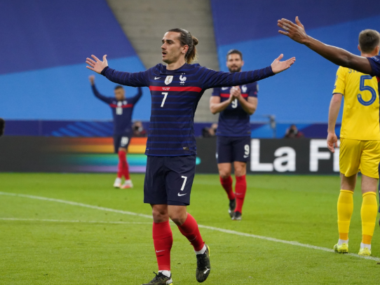 世预赛-法国1-1战平乌克兰 格列兹曼神仙球金彭贝乌龙 世预赛-法国1-1战平乌克兰 格列兹曼神仙球金彭贝乌龙