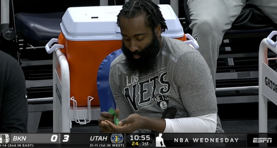 篮网vs爵士-篮网单节17分被打爆 哈登想带伤出战遭拒 篮网vs爵士-篮网单节17分被打爆 哈登想带伤出战遭拒