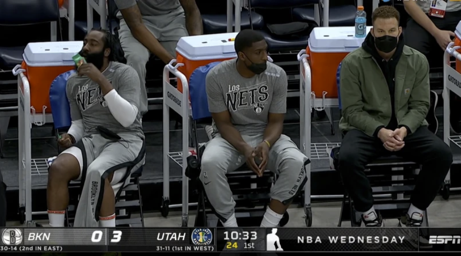 篮网vs爵士-篮网单节17分被打爆 哈登想带伤出战遭拒 篮网vs爵士-篮网单节17分被打爆 哈登想带伤出战遭拒