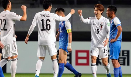 世预赛-日本14-0大胜蒙古5战全胜 旅欧6人联袂轰9球 世预赛-日本14-0大胜蒙古5战全胜 旅欧6人联袂轰9球