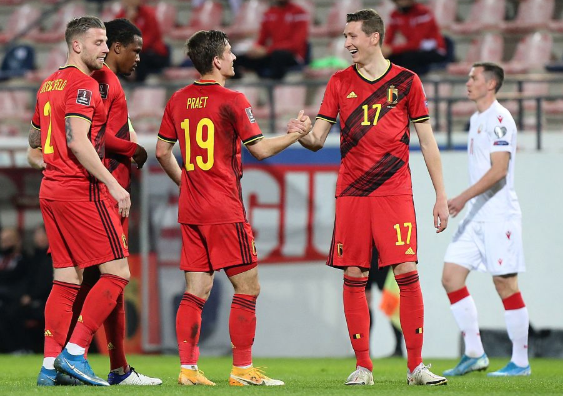 世预赛-比利时8-0血洗白俄罗斯 巴舒亚伊本特克破门 世预赛-比利时8-0血洗白俄罗斯 巴舒亚伊本特克破门