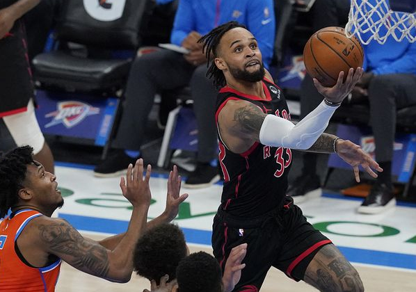 NBA-布朗20+11特伦特空砍31分 雷霆7人上双113-103送猛龙4连败 NBA-布朗20+11特伦特空砍31分 雷霆7人上双113-103送猛龙4连败