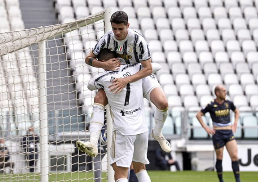 意甲-C罗中柱库卢破门莫拉塔建功 尤文主场3-1热那亚 意甲-C罗中柱库卢破门莫拉塔建功 尤文主场3-1热那亚