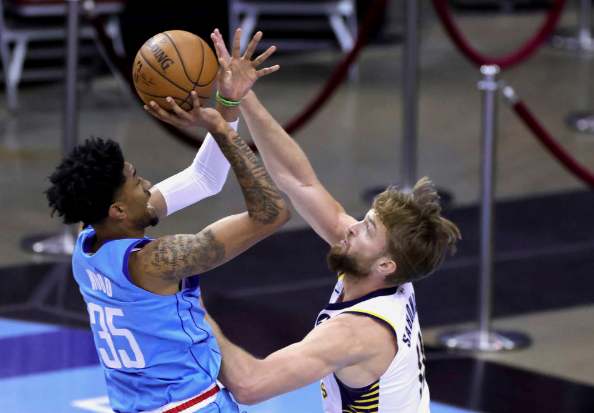 步行者132-124击败火箭 小萨22+11+7伍德25+13 勒韦尔27分 步行者132-124击败火箭 小萨22+11+7伍德25+13 勒韦尔27分