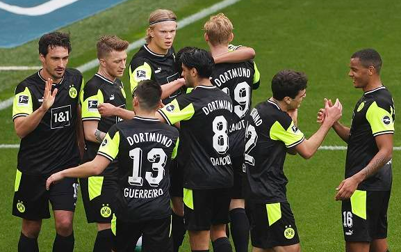 德甲-多特4-1不莱梅距前四4分 哈兰德梅开二度雷纳世界波 德甲-多特4-1不莱梅距前四4分 哈兰德梅开二度雷纳世界波