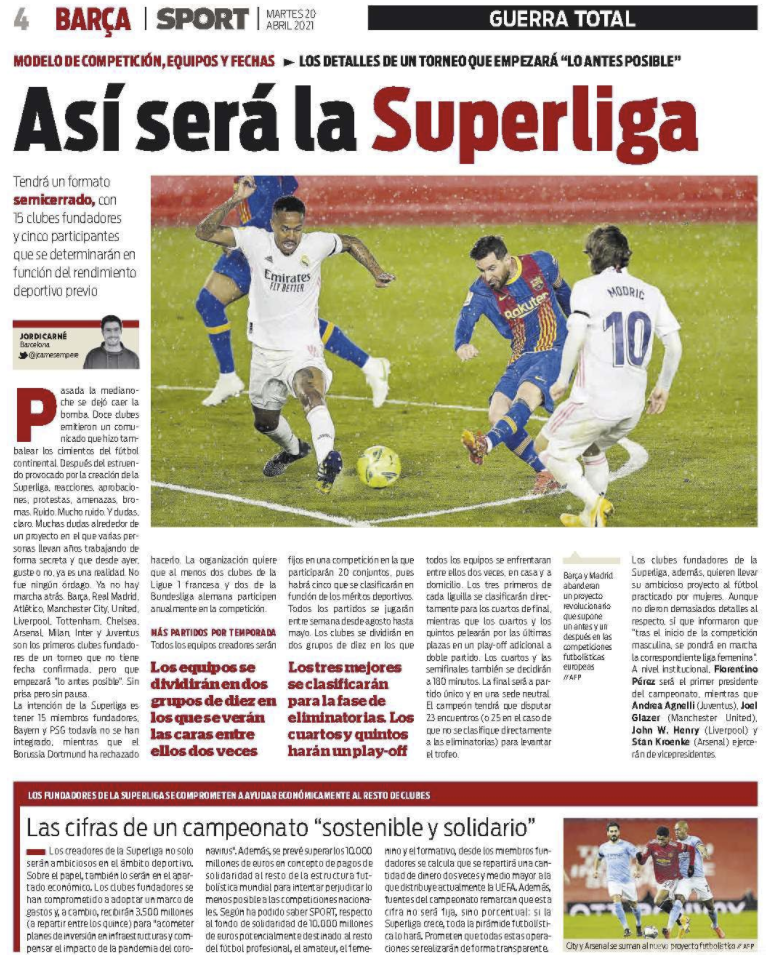 欧洲超级联赛赛制 欧洲超级联赛预计有15家创始俱乐部 欧洲超级联赛赛制 欧洲超级联赛预计有15家创始俱乐部