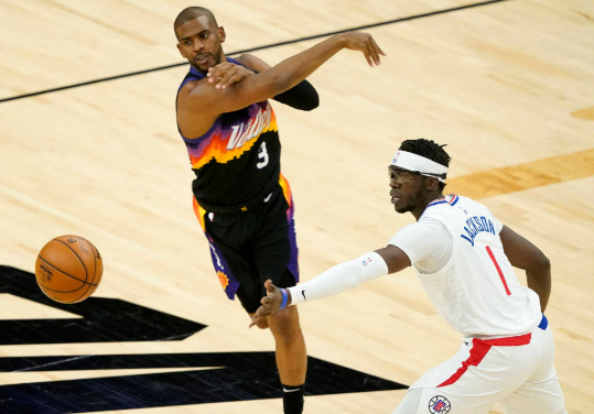 保罗28+10力压乔治25+10 太阳109-101胜快船锁定季后赛 保罗28+10力压乔治25+10 太阳109-101胜快船锁定季后赛