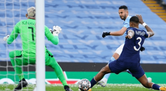 欧冠-曼城2-0巴黎 总分4-1进决赛 马赫雷斯梅开二度 天使染红 欧冠-曼城2-0巴黎 总分4-1进决赛 马赫雷斯梅开二度 天使染红