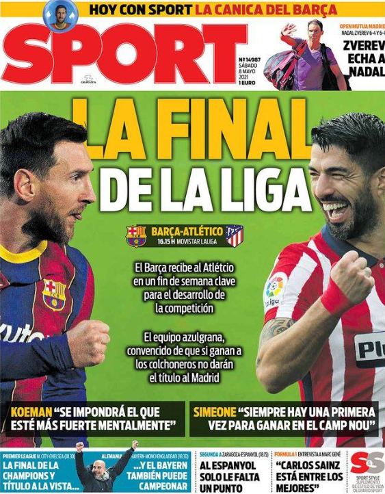 巴萨VS马竞前瞻:冠军决定战 谨防裁判抢戏 苏神格刀战旧主 巴萨VS马竞前瞻:冠军决定战 谨防裁判抢戏 苏神格刀战旧主