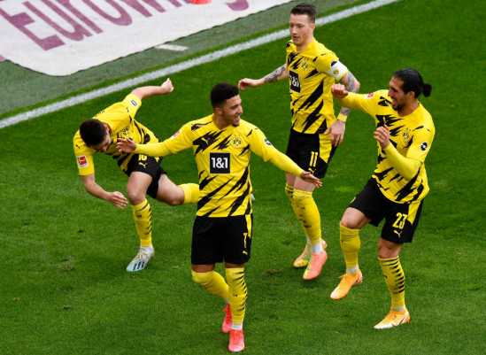 德甲-多特蒙德3-2莱比锡送拜仁提前夺冠 桑乔双响+绝杀 德甲-多特蒙德3-2莱比锡送拜仁提前夺冠 桑乔双响+绝杀