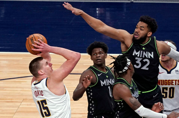 掘金114-103轻取森林狼 约基奇31+14爱德华兹29分 掘金114-103轻取森林狼 约基奇31+14爱德华兹29分