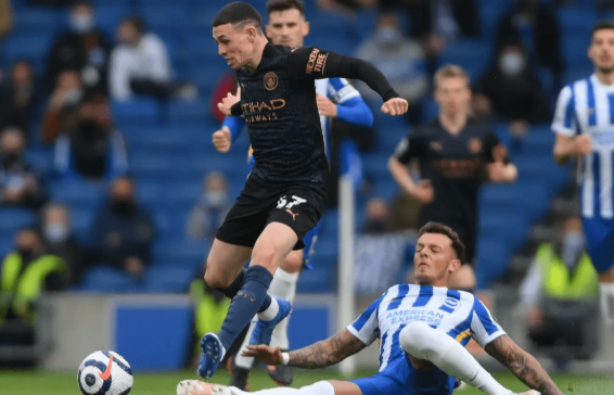 英超-曼城2-3布莱顿遭绝杀 京多安福登破门坎塞洛直红 英超-曼城2-3布莱顿遭绝杀 京多安福登破门坎塞洛直红