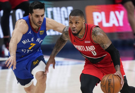 利拉德34+13约基奇34+15 开拓者123-109擒掘金总分1-0 利拉德34+13约基奇34+15 开拓者123-109擒掘金总分1-0