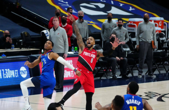 约基奇38+11+9利拉德55分 掘金双加时147-140险胜开拓者总分3-2 约基奇38+11+9利拉德55分 掘金双加时147-140险胜开拓者总分3-2