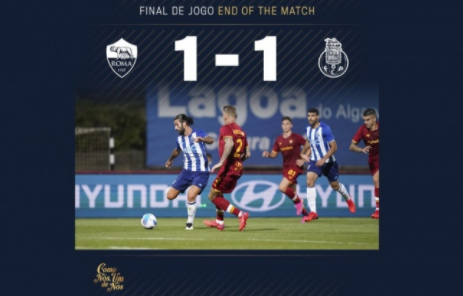 热身赛-罗马1-1波尔图握手言和 扎尼奥洛助攻小曼奇尼破门 热身赛-罗马1-1波尔图握手言和 扎尼奥洛助攻小曼奇尼破门