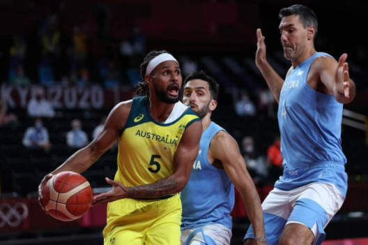 奥运男篮-澳大利亚97-59大胜阿根廷晋级四强 米尔斯18分助 奥运男篮-澳大利亚97-59大胜阿根廷晋级四强 米尔斯18分助