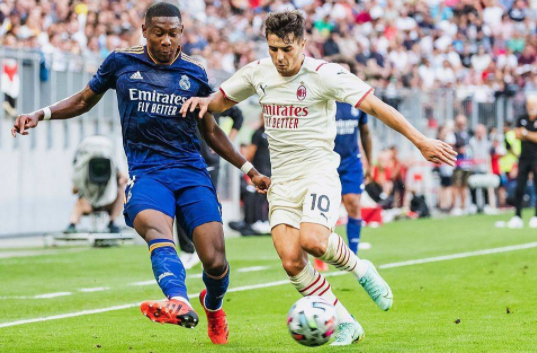 热身赛-皇马0-0闷平米兰 莱奥魔笛各自中框贝尔失点 热身赛-皇马0-0闷平米兰 莱奥魔笛各自中框贝尔失点