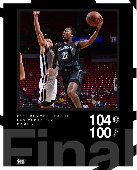 赌城夏联第8日:决赛对阵两强产生 篮网新秀成得分王 赌城夏联第8日:决赛对阵两强产生 篮网新秀成得分王