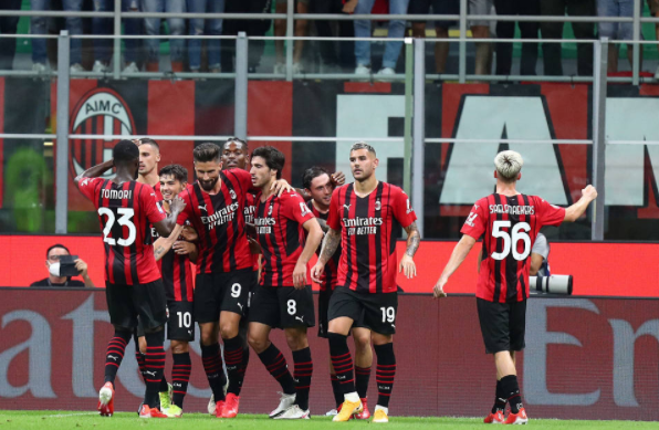 意甲-AC米兰4-1大胜卡利亚里 吉鲁梅开二度托纳利莱奥建功 意甲-AC米兰4-1大胜卡利亚里 吉鲁梅开二度托纳利莱奥建功