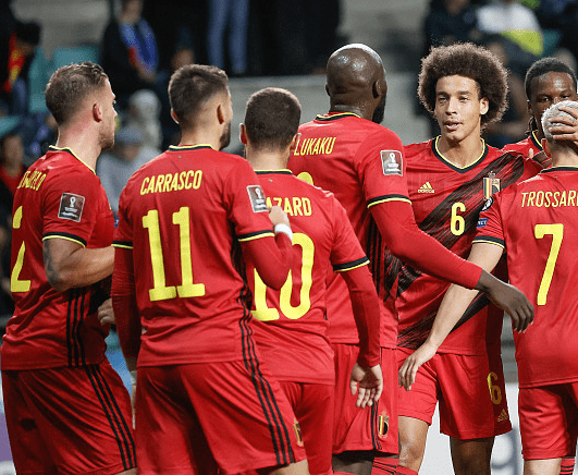 世预赛-比利时5-2爱沙尼亚 卢卡库双响维特塞尔破门 世预赛-比利时5-2爱沙尼亚 卢卡库双响维特塞尔破门