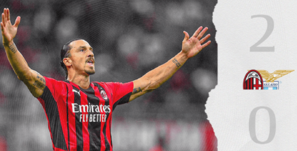 意甲-AC米兰2-0拉齐奥三连胜 莱奥破门伊布替补建功 意甲-AC米兰2-0拉齐奥三连胜 莱奥破门伊布替补建功