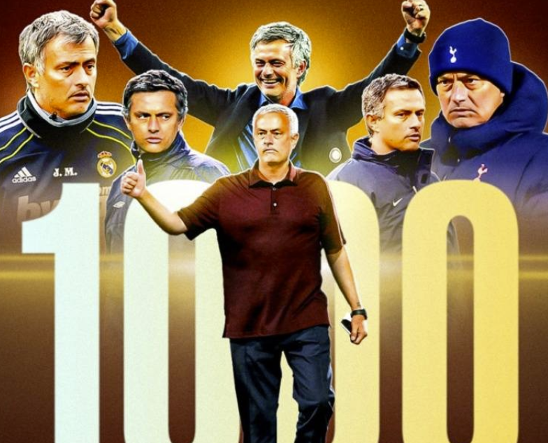 完美里程碑!穆里尼奥执教生涯达1000场 胜率达63.8% 完美里程碑!穆里尼奥执教生涯达1000场 胜率达63.8%