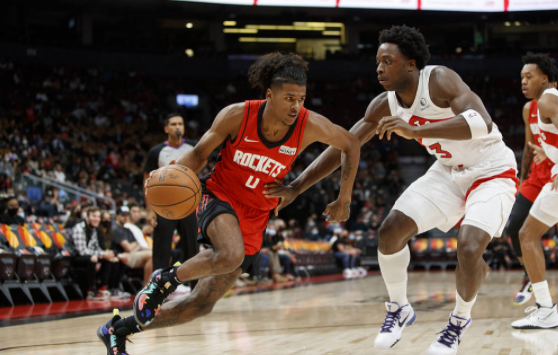 榜眼秀格林5分7失误 伍德13+7火箭客场92-107不敌猛龙 榜眼秀格林5分7失误 伍德13+7火箭客场92-107不敌猛龙