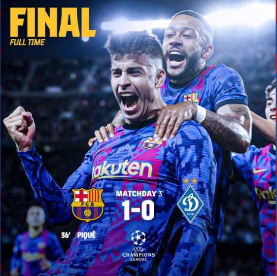 欧冠-巴萨1-0基辅获首球首胜 皮克破门法蒂失良机 欧冠-巴萨1-0基辅获首球首胜 皮克破门法蒂失良机