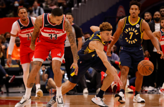 特纳40+10丁威迪34+9 比尔缺阵奇才加时135-134险胜步行者 特纳40+10丁威迪34+9 比尔缺阵奇才加时135-134险胜步行者