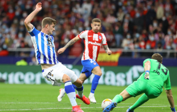 西甲-马竞连扳两球2-2皇家社会 伊萨克传射苏牙双响 西甲-马竞连扳两球2-2皇家社会 伊萨克传射苏牙双响