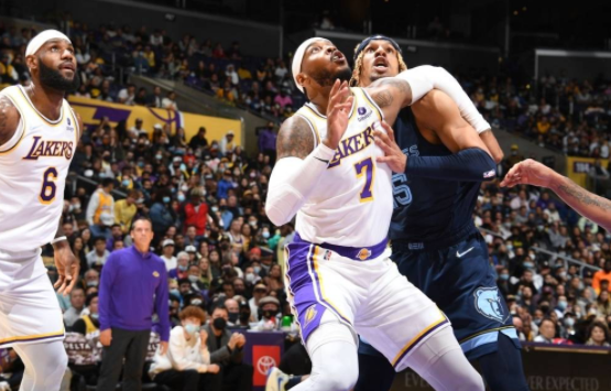 詹皇19+6+6甜瓜28分里程碑 湖人121-118擒灰熊获赛季首胜 詹皇19+6+6甜瓜28分里程碑 湖人121-118擒灰熊获赛季首胜