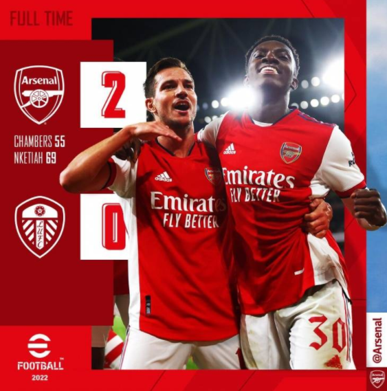 联赛杯-阿森纳2-0战胜利兹联 钱伯斯破门恩凯迪亚建功 联赛杯-阿森纳2-0战胜利兹联 钱伯斯破门恩凯迪亚建功