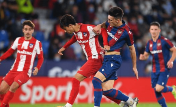 西甲-马竞2-2憾平莱万特 格子破门巴尔迪点射双响 西甲-马竞2-2憾平莱万特 格子破门巴尔迪点射双响