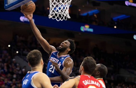 76人122-94大胜老鹰 大帝砍19分哈里斯22+11 特雷-杨两双 76人122-94大胜老鹰 大帝砍19分哈里斯22+11 特雷-杨两双