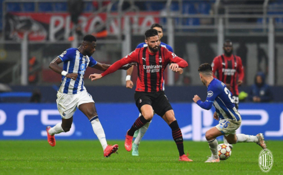 欧冠-AC米兰1-1波尔图终结三连败 路易斯-迪亚斯闪击 欧冠-AC米兰1-1波尔图终结三连败 路易斯-迪亚斯闪击