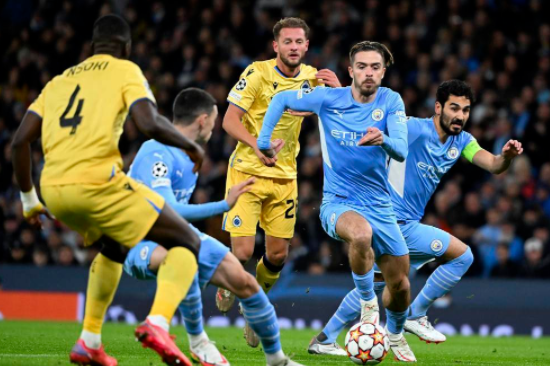 欧冠-曼城4-1战胜布鲁日 坎塞洛三助攻福登马赫雷斯斯特林热苏斯破门 欧冠-曼城4-1战胜布鲁日 坎塞洛三助攻福登马赫雷斯斯特林热苏斯破门