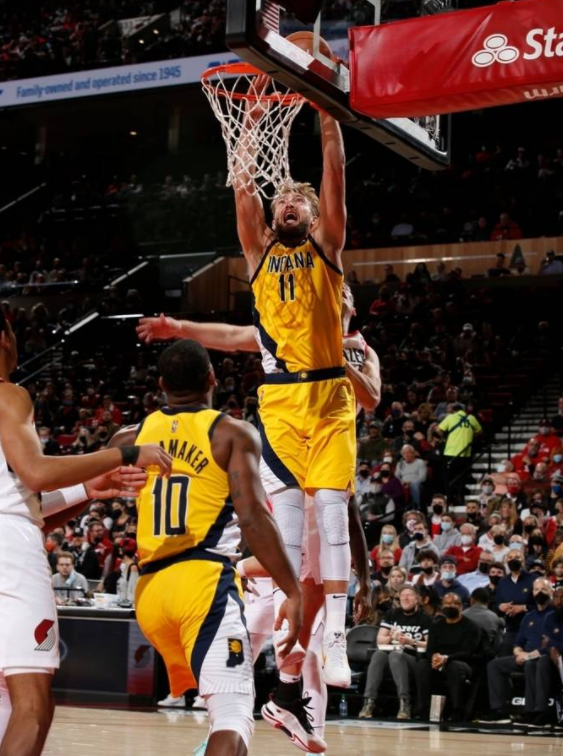 小萨砍15+12利拉德仅4分 步行者5人上双106-110负开拓者 小萨砍15+12利拉德仅4分 步行者5人上双106-110负开拓者