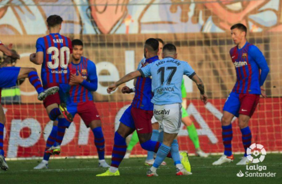 西甲-巴萨连丢三球3-3遭塞尔塔绝平 法蒂神仙球+伤退 西甲-巴萨连丢三球3-3遭塞尔塔绝平 法蒂神仙球+伤退