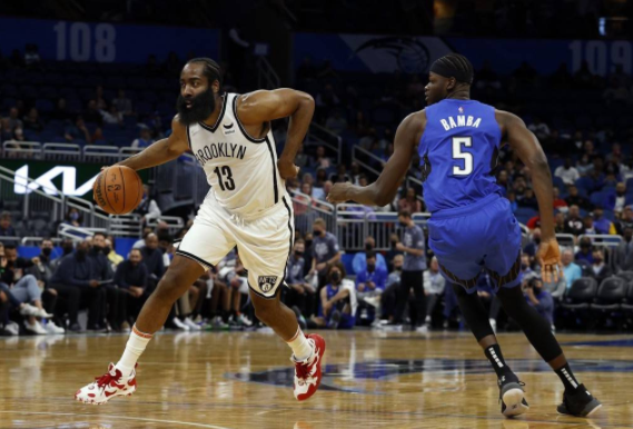 篮网123-90大胜魔术 杜兰特30+5哈登三双 篮网123-90大胜魔术 杜兰特30+5哈登三双