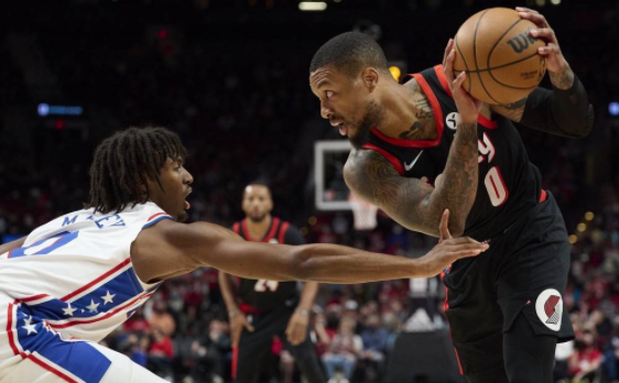 T哈里斯28分利拉德39+7 开拓者118-111擒76人收获3连胜 T哈里斯28分利拉德39+7 开拓者118-111擒76人收获3连胜