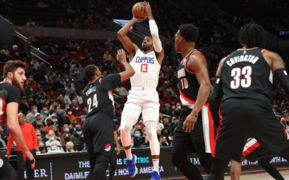 乔治21+8努尔基奇31分 开拓者90-102不敌快船遭遇3连败 乔治21+8努尔基奇31分 开拓者90-102不敌快船遭遇3连败