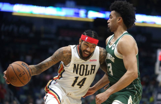 霍勒迪40分莺歌22分 字母哥缺阵雄鹿加时112-116负鹈鹕 霍勒迪40分莺歌22分 字母哥缺阵雄鹿加时112-116负鹈鹕